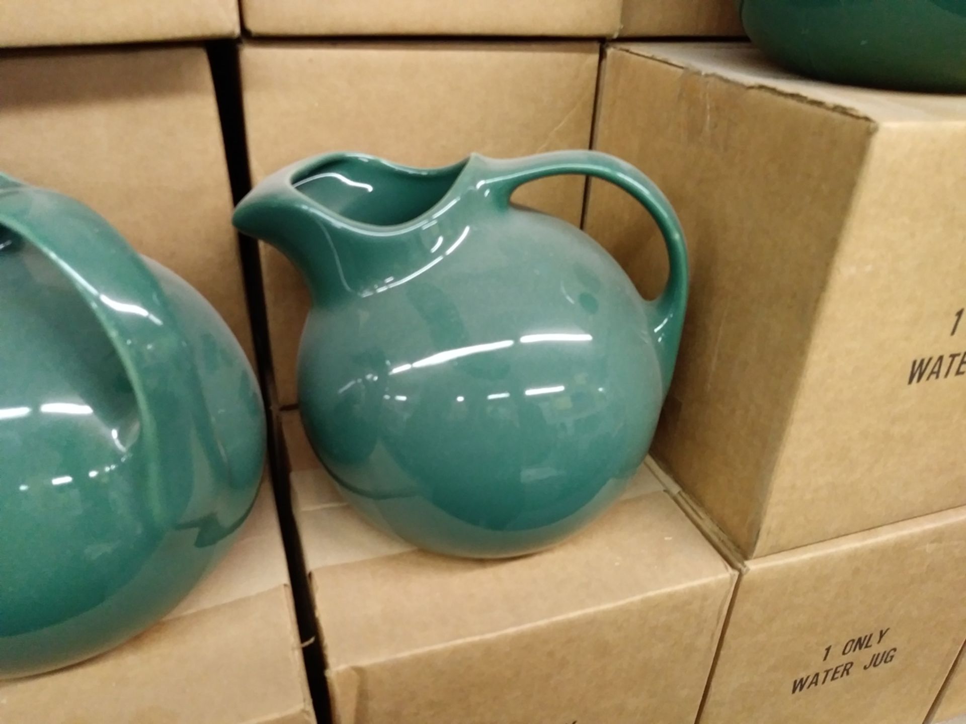 NEW 8.5" HALL GREEN WATER JUGS (633) (INCLUDES QTY: 25) - Image 2 of 2