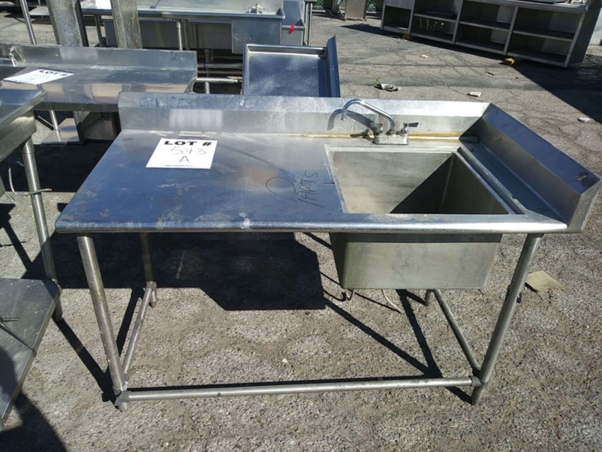 5FT LONG STAINLESS STEEL SINK