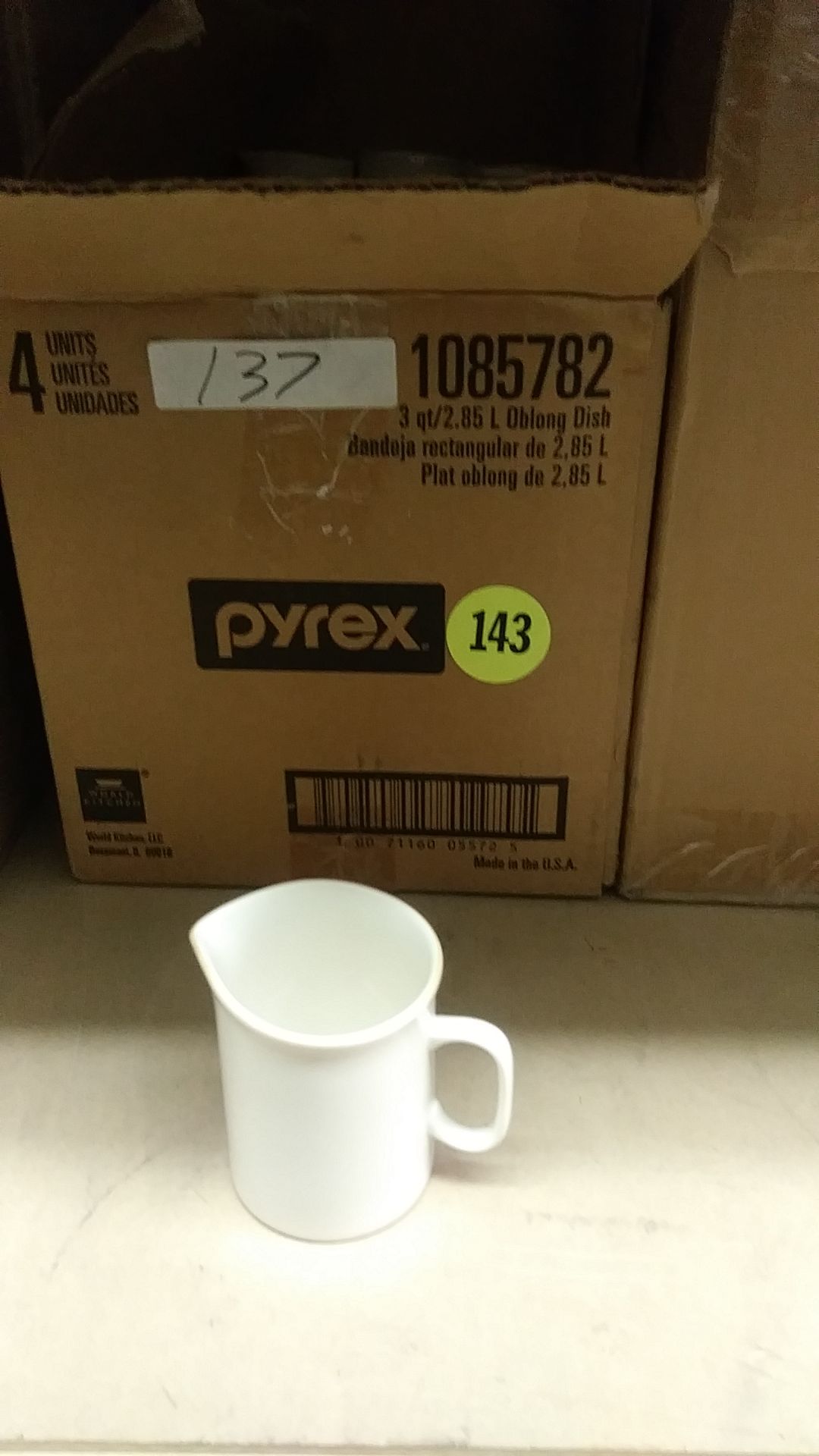 SKI & SEA OVEN / MICROWAVE SAFE CREAMER (includes QTY 137 in this lot)