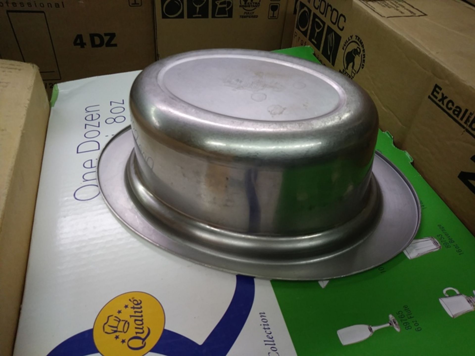STAINLESS STEEL PAN 9" X 12" (includes QTY 27 in this lot) - Image 3 of 5