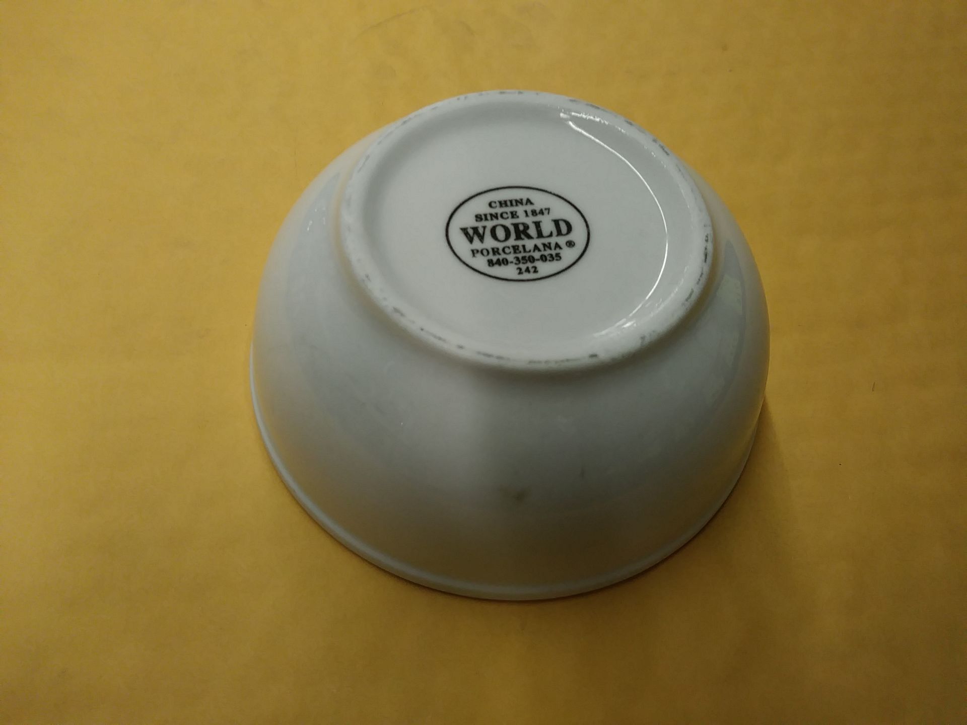 5" WORLD PORCELANA (840-350-035) (includes QTY 21 in this lot) - Image 3 of 4