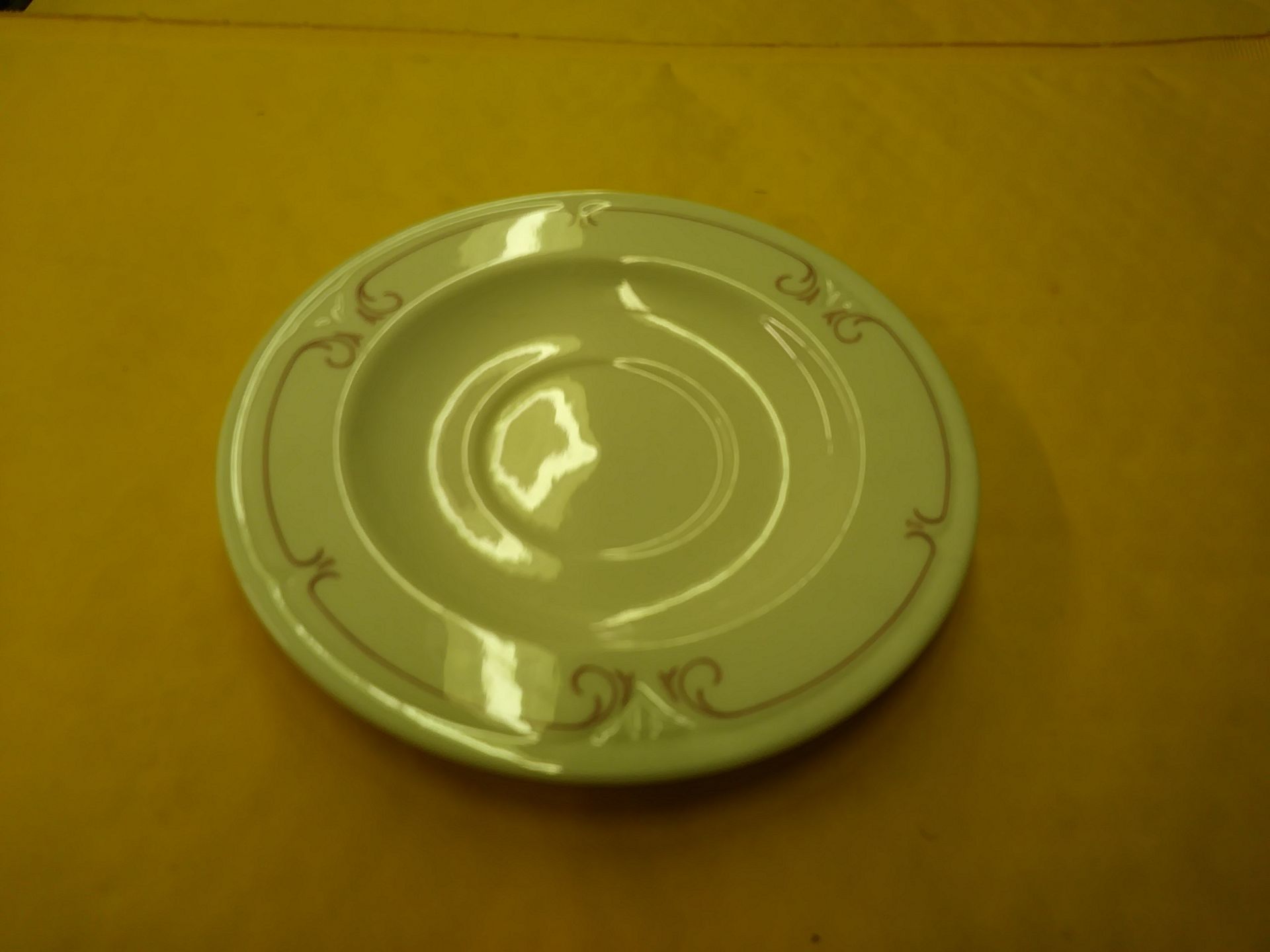 5.75" SYRACUSE SAUCER (35D) (includes QTY 341 in this lot) - Image 2 of 4