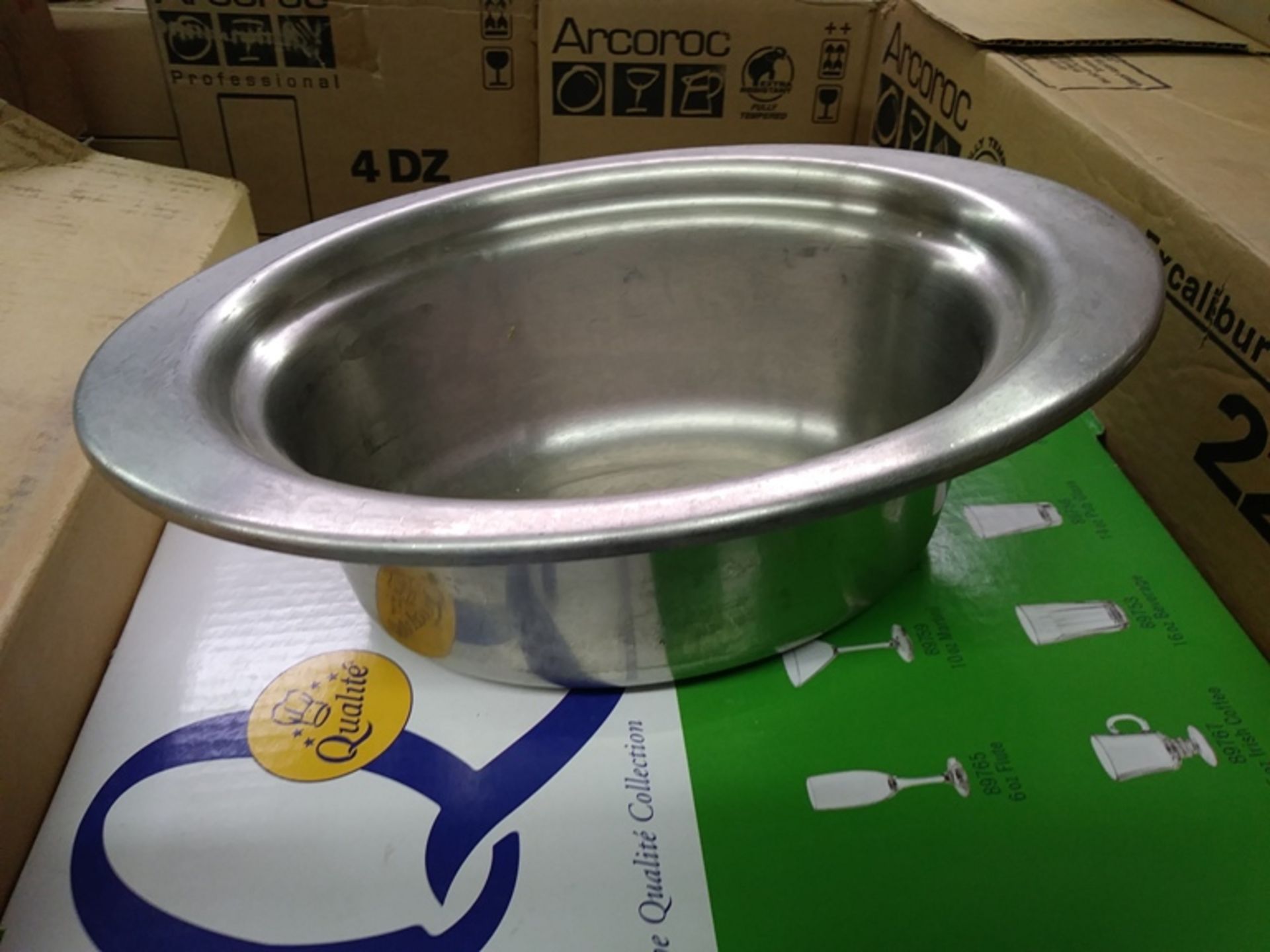 STAINLESS STEEL PAN 9" X 12" (includes QTY 27 in this lot)
