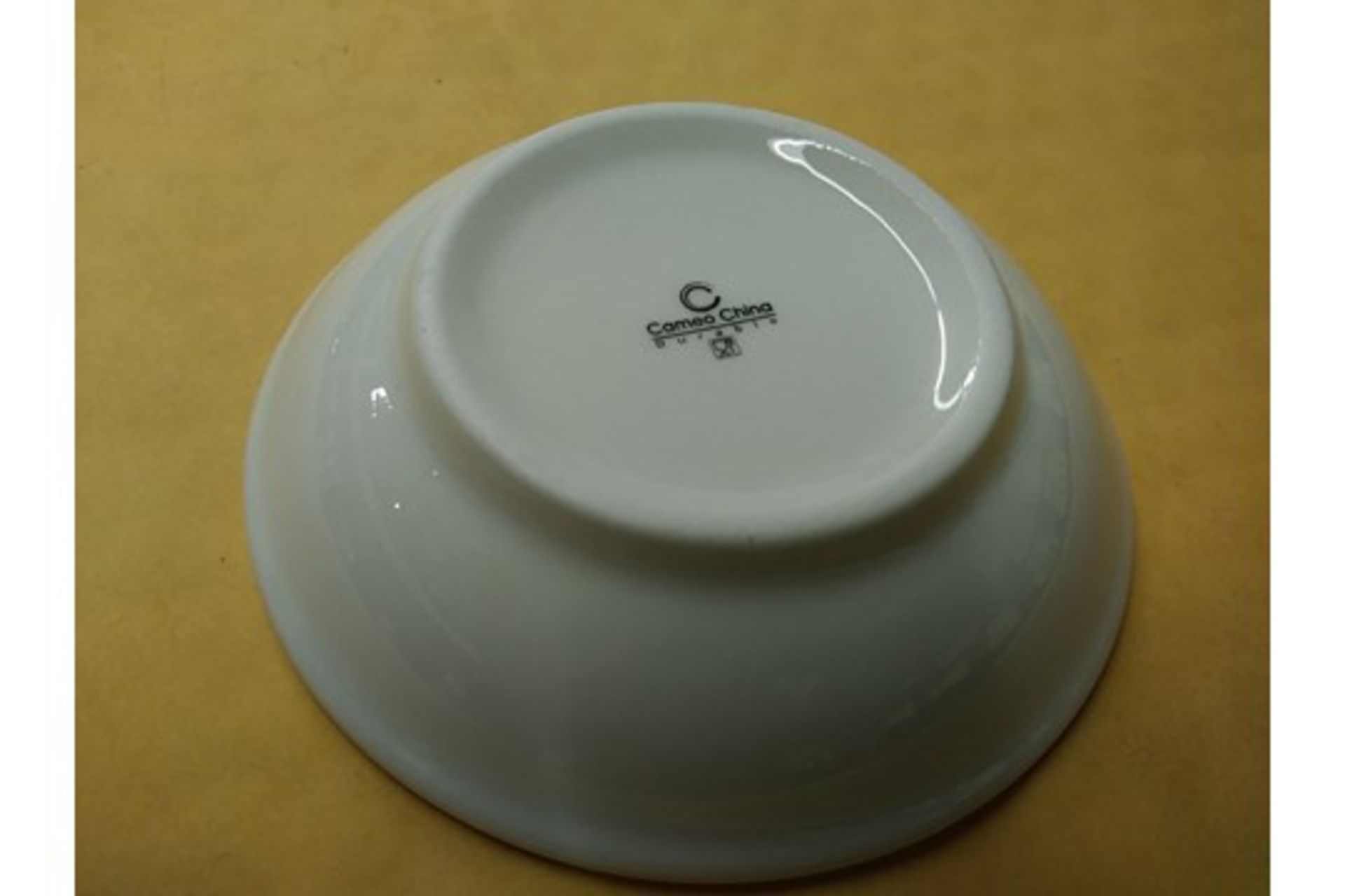 3.5" CAMEO CHINA DISH  (includes QTY 64 in this lot) - Image 2 of 2