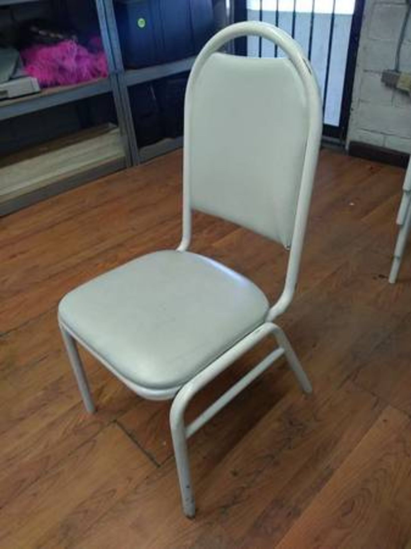 Banquet Stack Chairs - Metal frame (QTY X YOUR BID) - Image 3 of 4