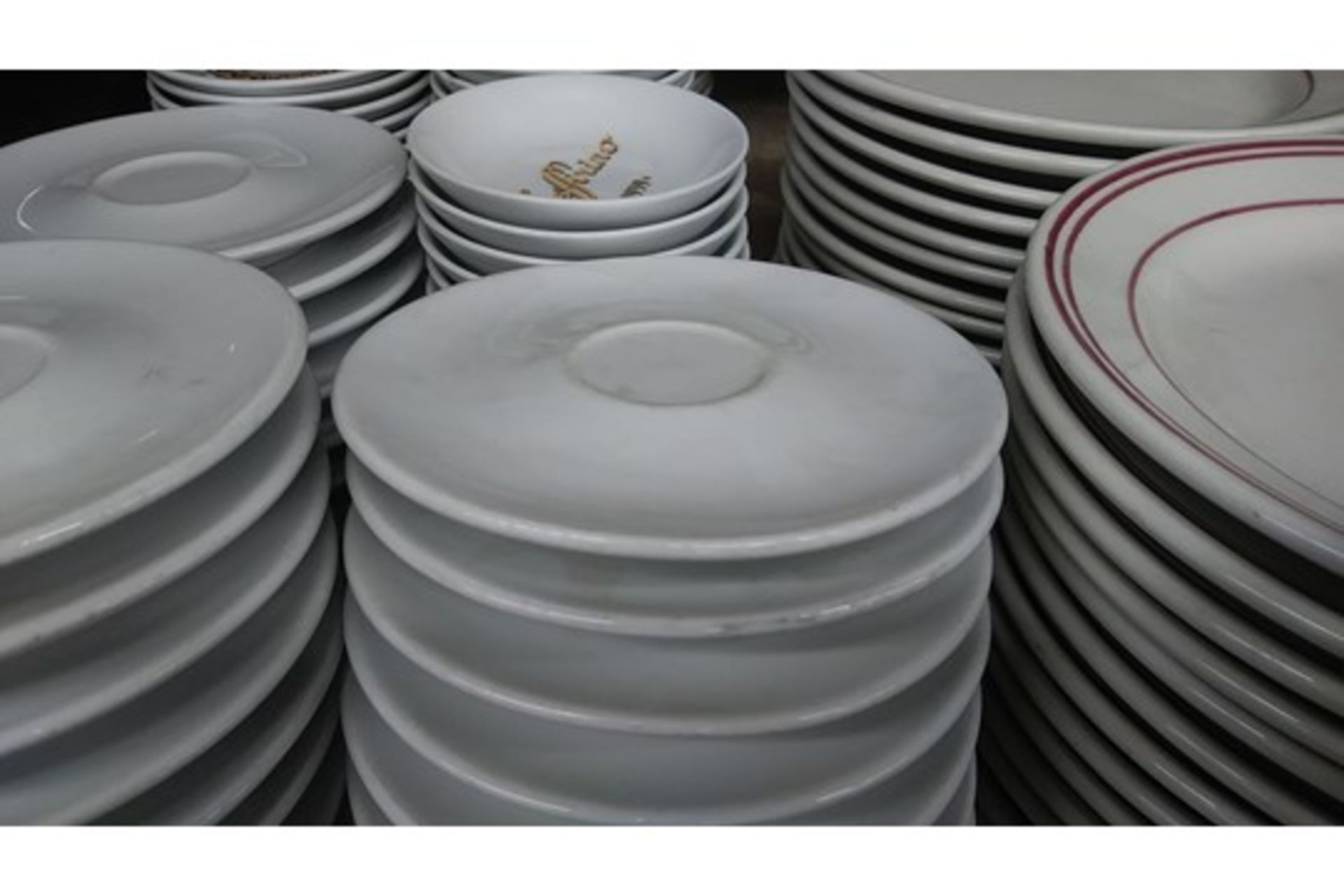 5" STEELITE SAUCER (includes approx QTY 43 in this lot)
