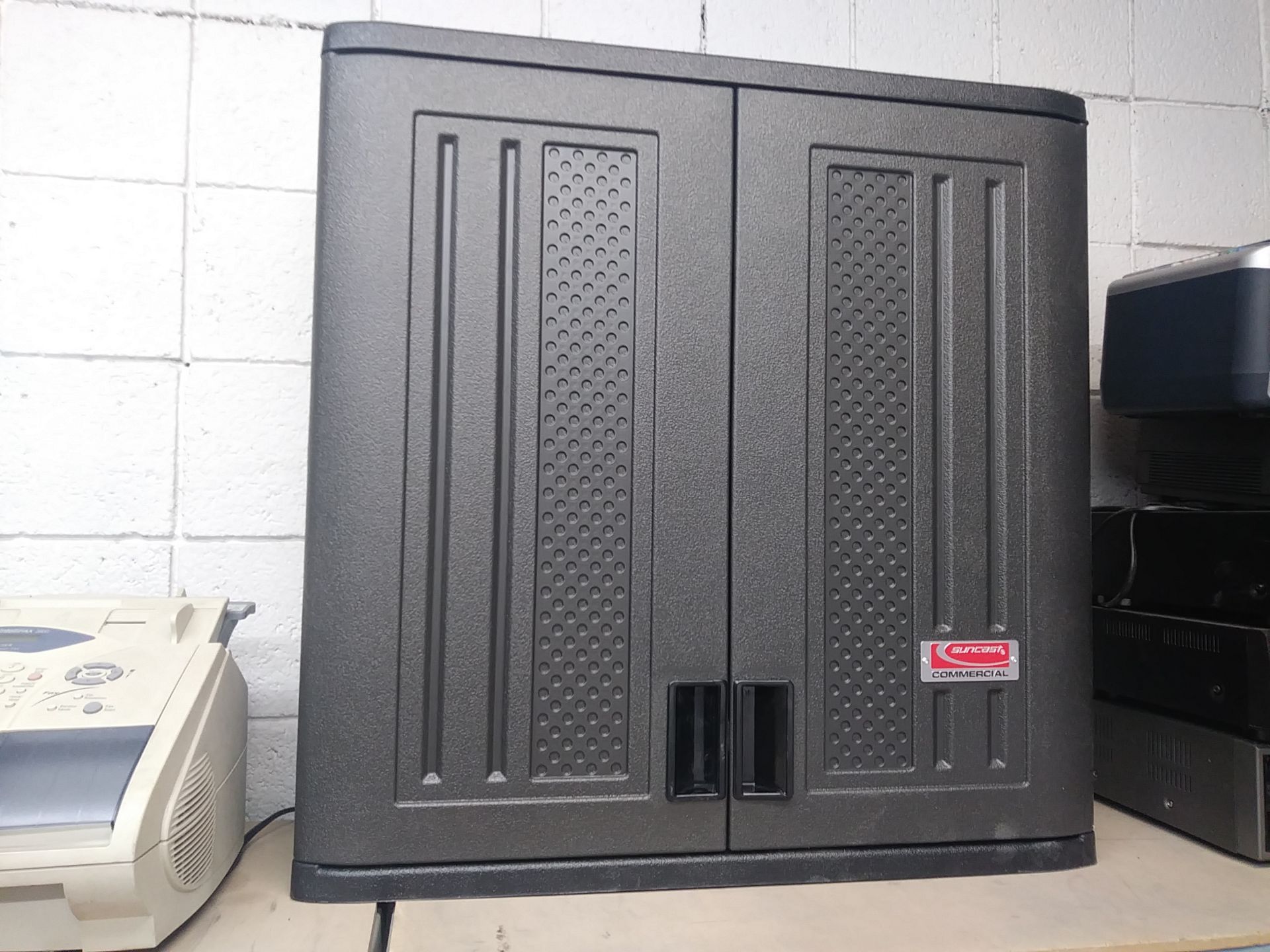 Suncast Plastic Wall Storage Cabinet - 30" W x 12" D x 30-1/4" H