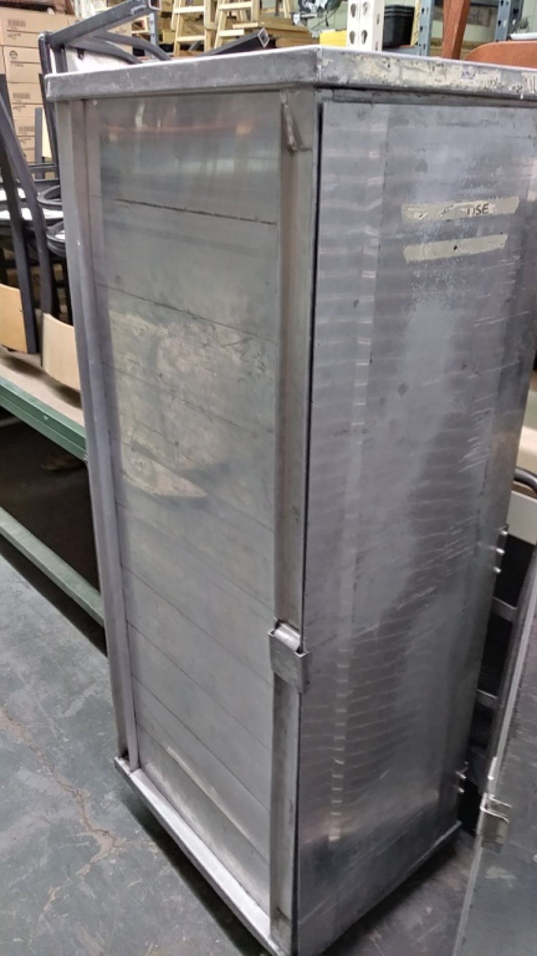 6 FT TALL ROLLING METAL PROOFING SPEED RACK - Image 3 of 3