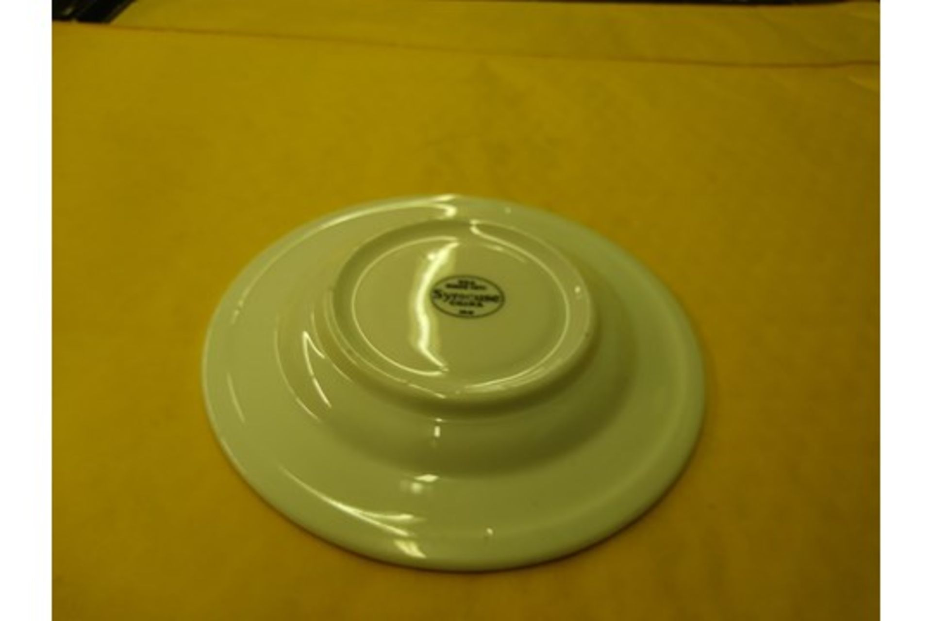 5.75" SYRACUSE SAUCER (35D) (includes approx QTY 341 in this lot) - Image 2 of 3