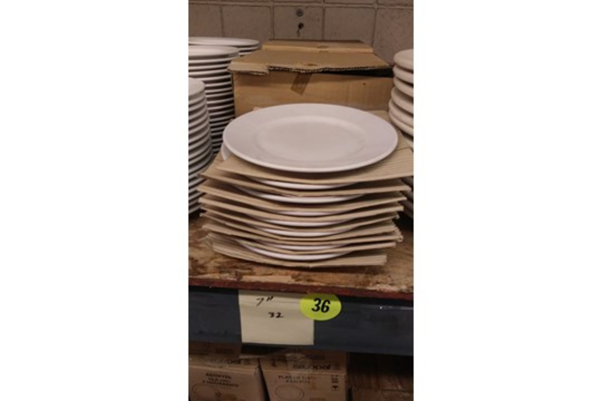 7" SWIRL PLATE (includes approx QTY 32 in this lot) - Image 2 of 2