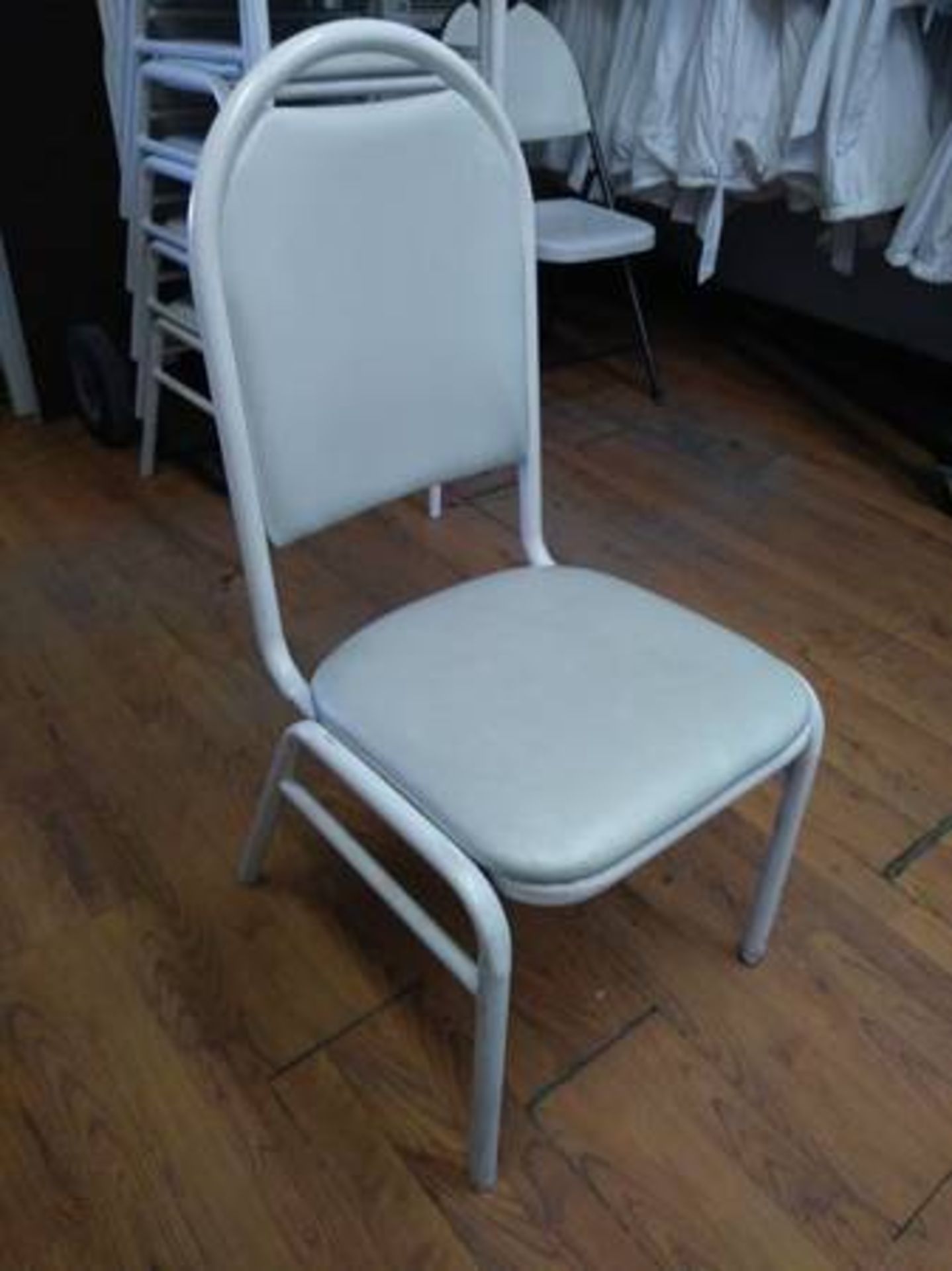 Banquet Stack Chairs - Metal frame (QTY X YOUR BID) - Image 2 of 4