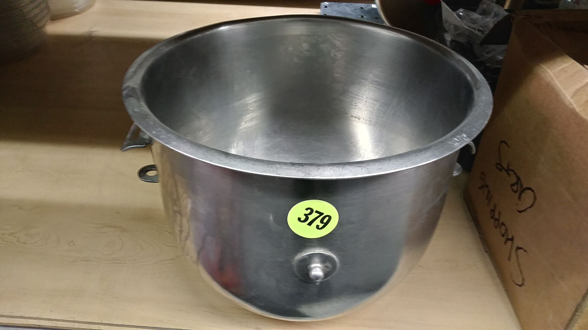 STAINLESS STEEL 30 QT MIXER BOWL