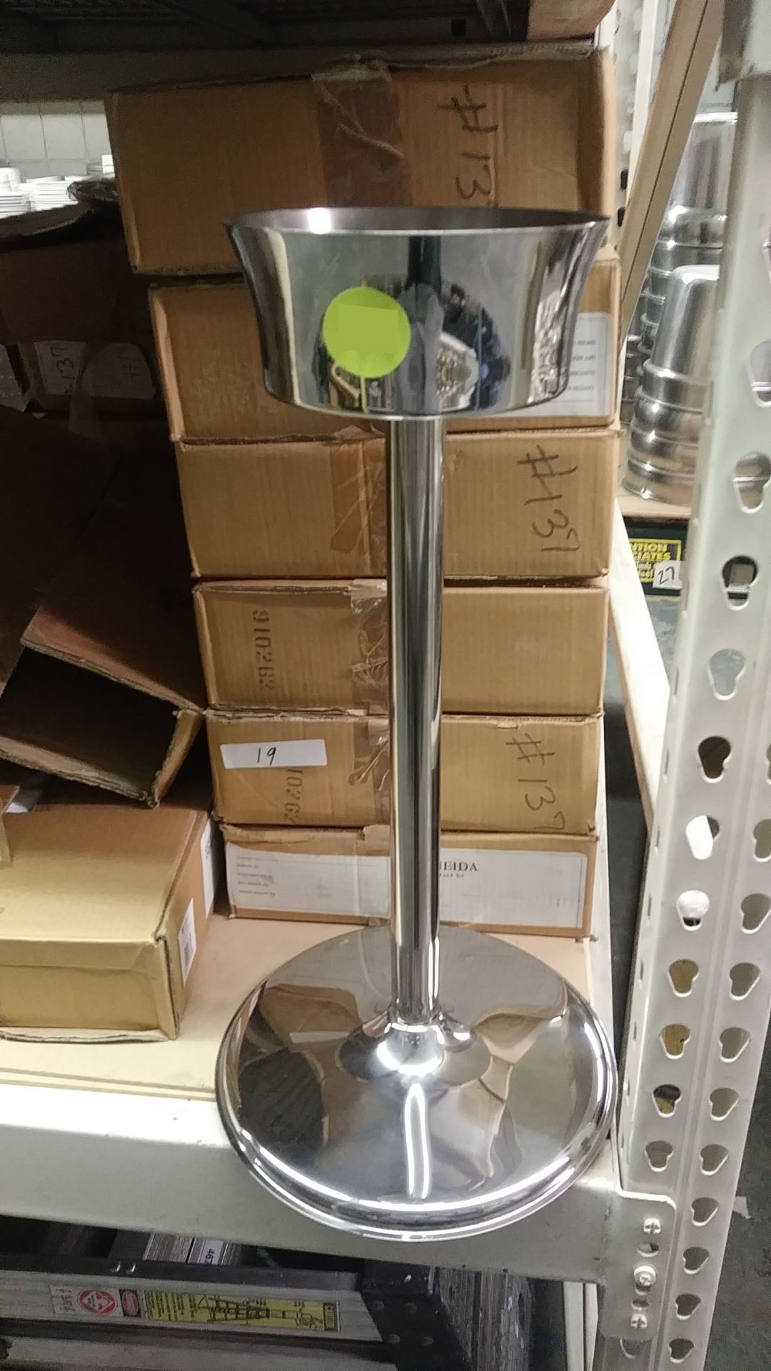 NEW ONEIDA METAL ICE / CHAMPAGNE BUCKET STANDS (INCLUDES QTY 18)