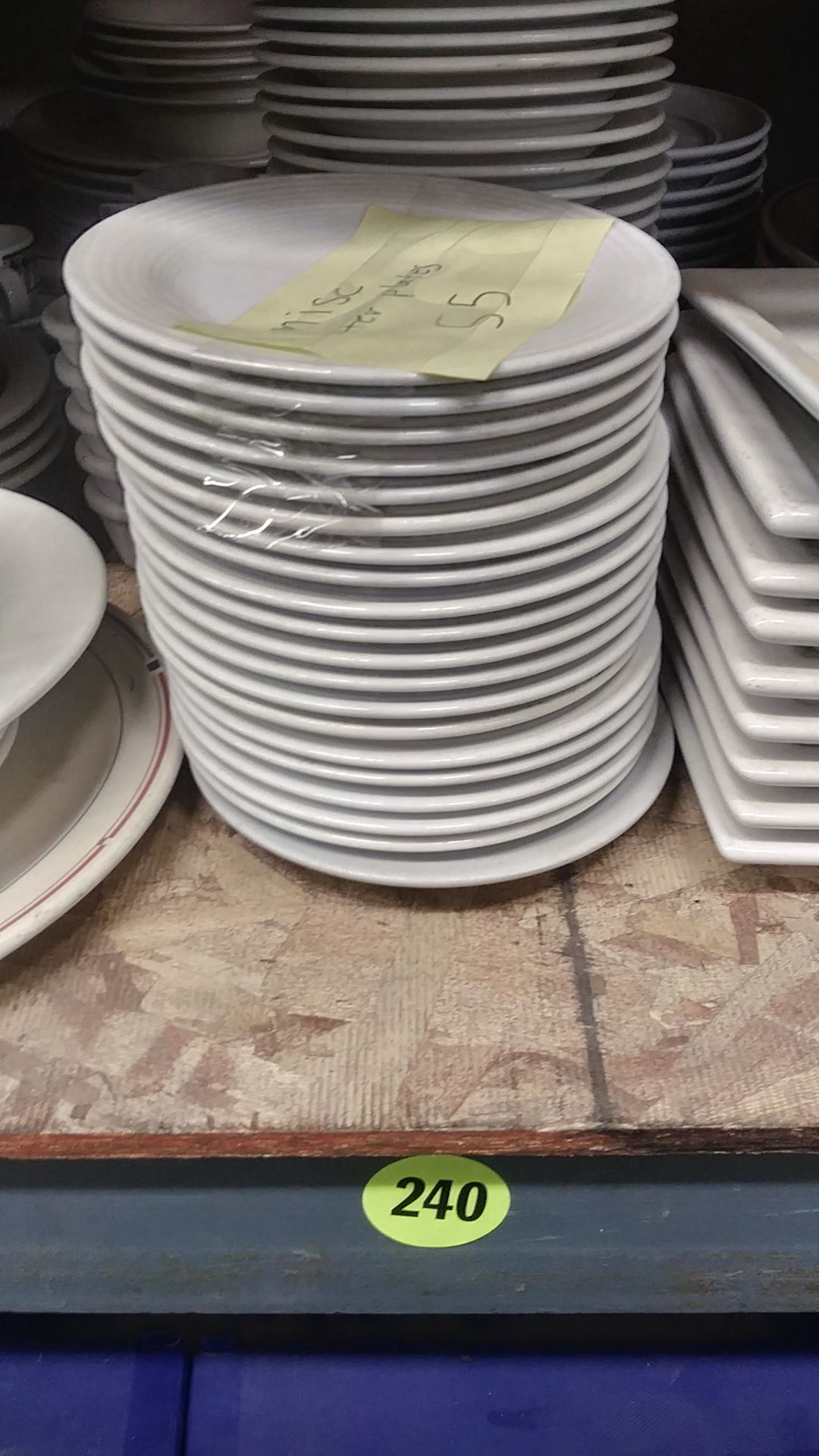 6" MISC BUTTER PLATES (INCLUDES QTY 55) - Image 3 of 3