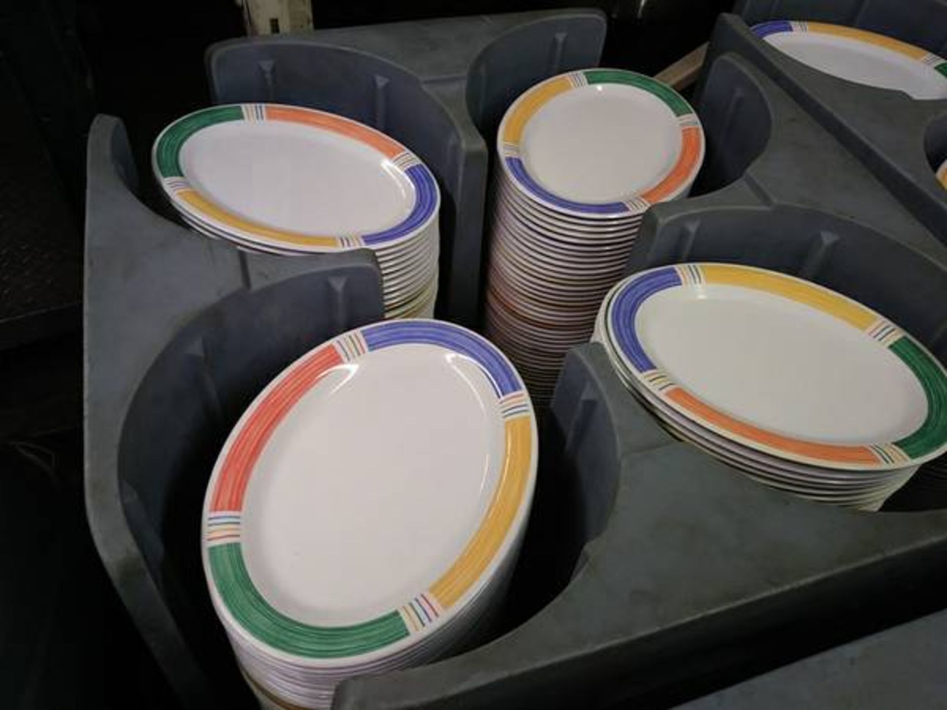 GET Melamine OVAL plates 13" x 10" (LOT INCLUDES QTY 240)