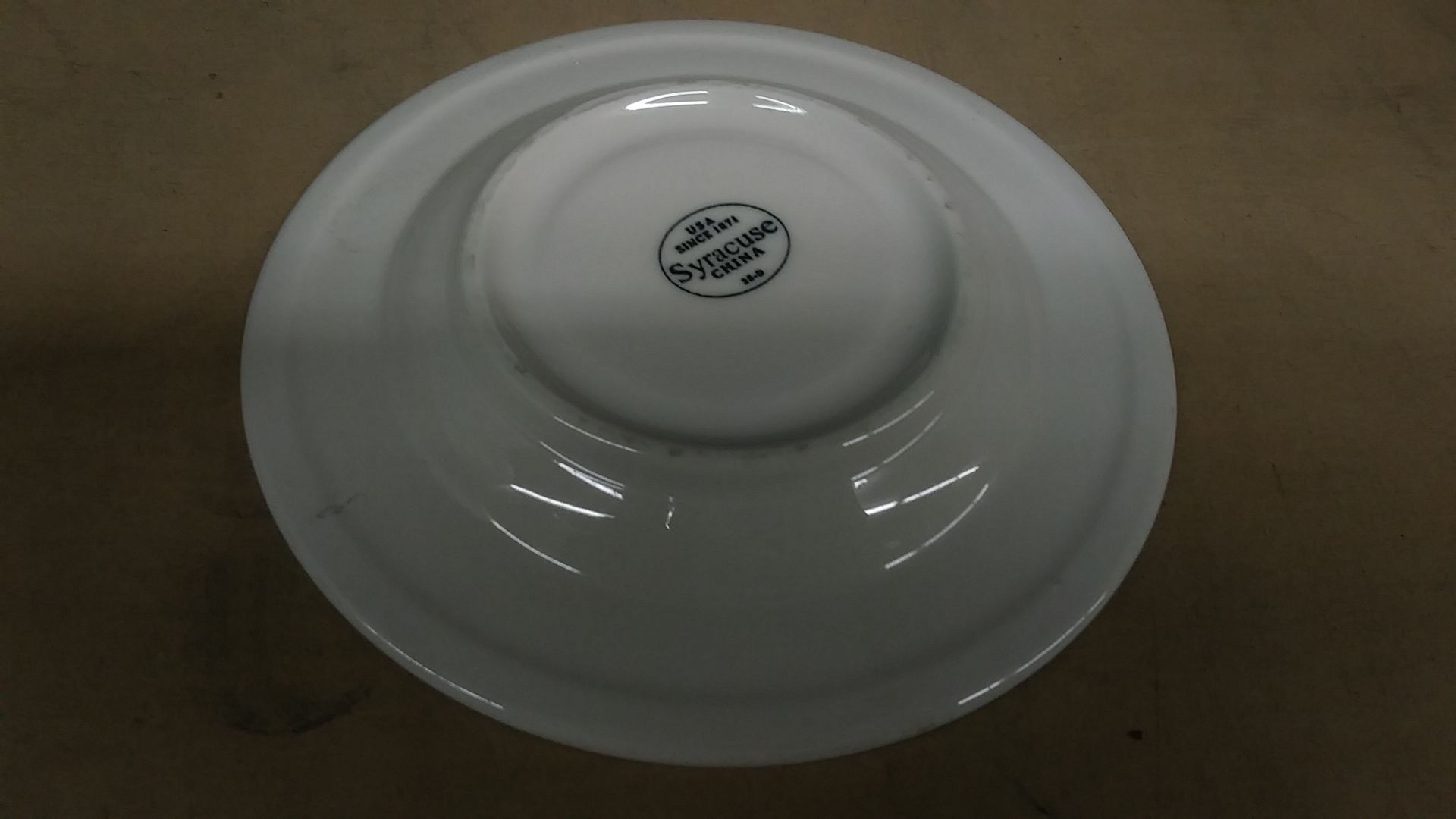 5.75" SAUCER BY SYRACUSE (INCLUDES QTY 320) - Image 2 of 3
