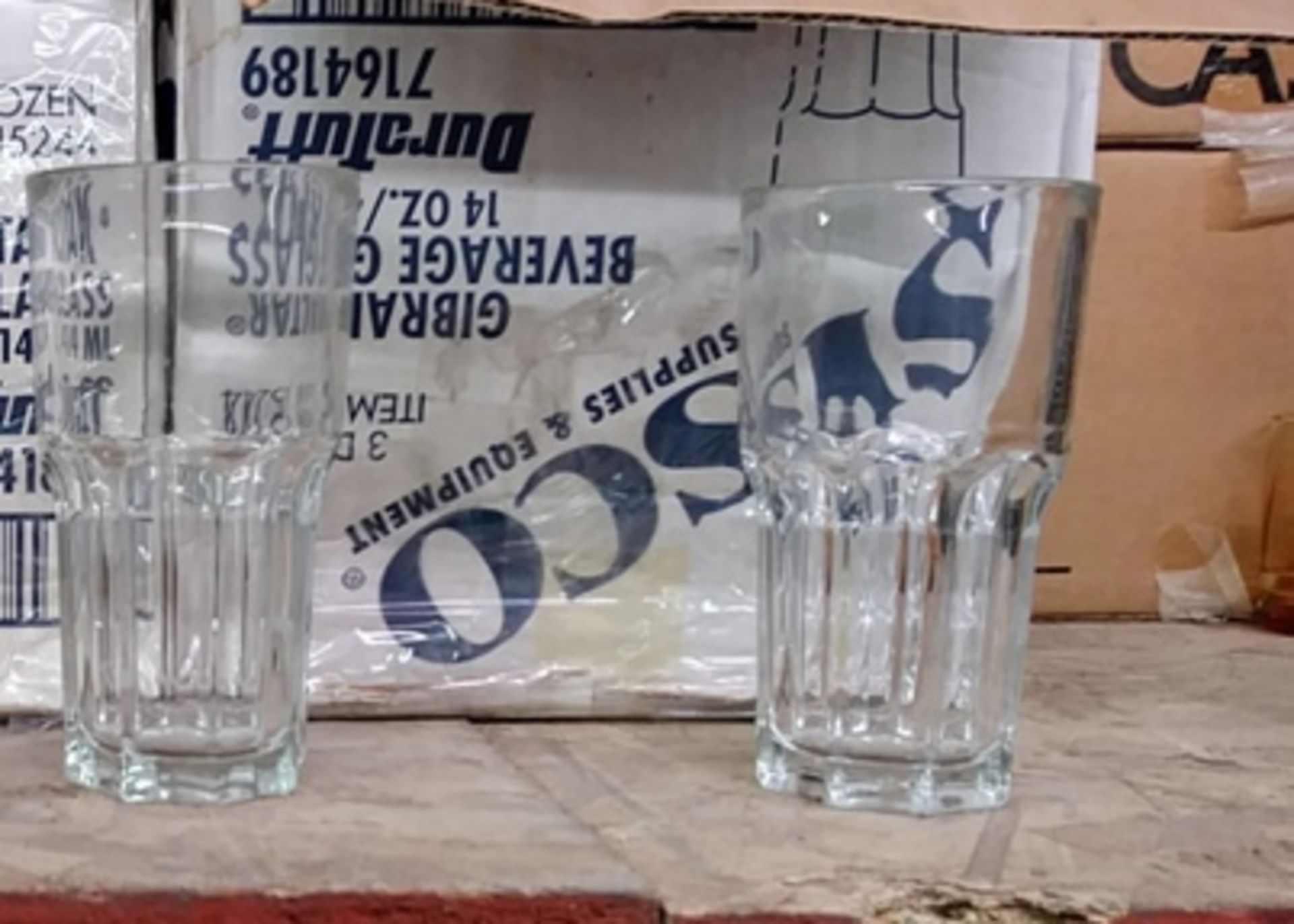 DURATUFF DRINKING GLASSES (INCLUDES QTY 36)