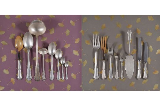 An extensive silver dinner service, Clementi, Bologna, half 20th century - Image 1 of 4