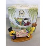 Royal Doulton 'The wind in the willows' figurine 'No amount of shaking" with original box