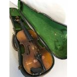 Antique violin with fitted case