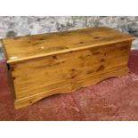 A solid pine storage/ linen chest