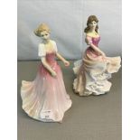 2 Royal Doulton figures "Sophie & Julie"