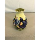 Moorcroft flower design vase