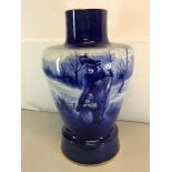 Large Royal Doulton "Blue Children " vase