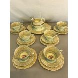 21 Piece Paragon "Glamis" tea set