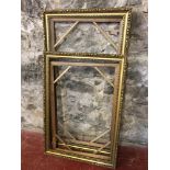 2 Ornate gilt frames