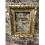 Victorian heavy ornate gilt frame