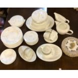 Wedgwood "Downland" dinner set together with royal Imperial plates