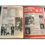 A Folder full of 1980's & 90's Hearts football programmes, Folder of Football and rugby tickets