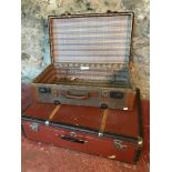 2 Vintage travel cases