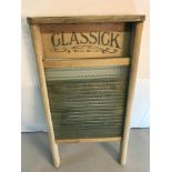 Vintage Glassick wash board