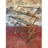 Vintage wooden clothes horse (Folds down)