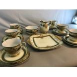 21 Piece Meito China Hand Painted tea set