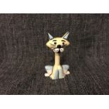 Lorna Bailey Figure " Smokey the Cat" limited edition 3/3 signed L Bailey.