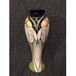Moorcroft Galanthus vase, shape 75/10, Designed by Vicky Lovatt. Stands 27.5cm in height