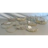 Collection of various ornate tiaras