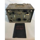 Rare ww2 1938 German Telefunken radio. Torn E.b/24b-305. comes with original manual book, filled