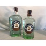 2 bottles of Plymouth Gin (1 litre & 70cl)