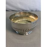 Victorian London silver bowl. Maker Walter & John Barnard. Dated 1888. Measures 7cm in height.