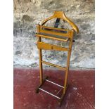 "Versatile Valet" clothes stand. Made in Windsor England by John Corby Ltd.