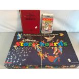 Vintage Disney Story-Board game complete, Sega Tom & Jerry game and The first book of heroes from