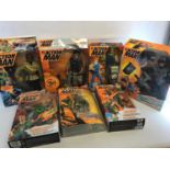 A Collection of 7 Action Man figures complete with accessories and boxes