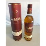 Glenfiddich 15 year old Unique Solera Reserve Single Malt Scotch Whisky. Full, Sealed & Boxed