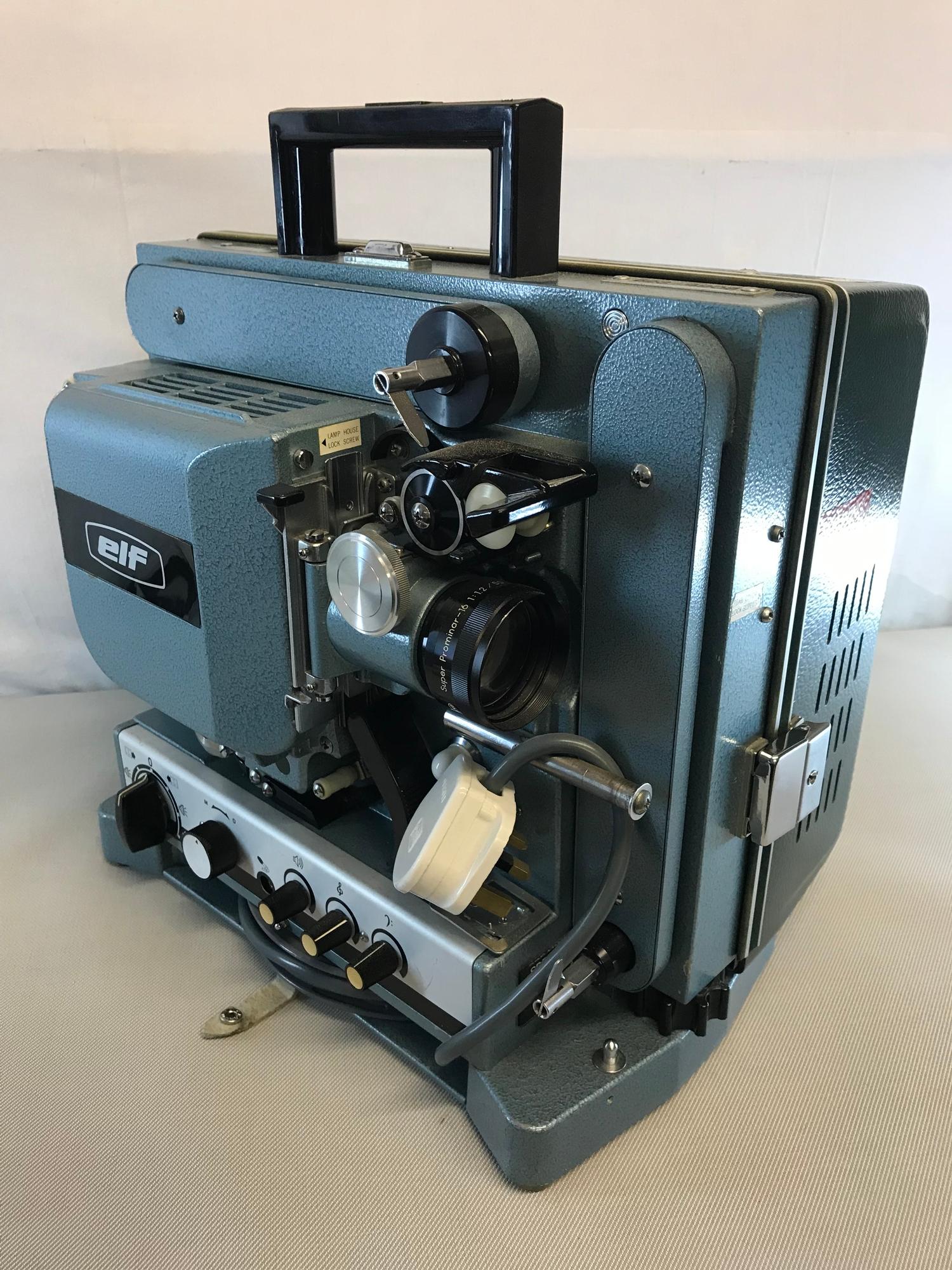 ELF EIKI NT SERIES 16mm PROJECTOR COMPLETE FILM GATE & LENS - Foto 6
