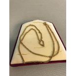 Heavy 9ct gold curb chain