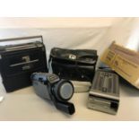 Vintage Ferguson Videostar Portable VHS Recorder, Camcorder & AC Power adapter all with carry bags